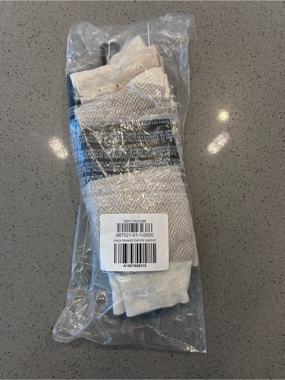 Banana Republic Neutral Tone Men's Dress Socks - Beige & Off-White Pack